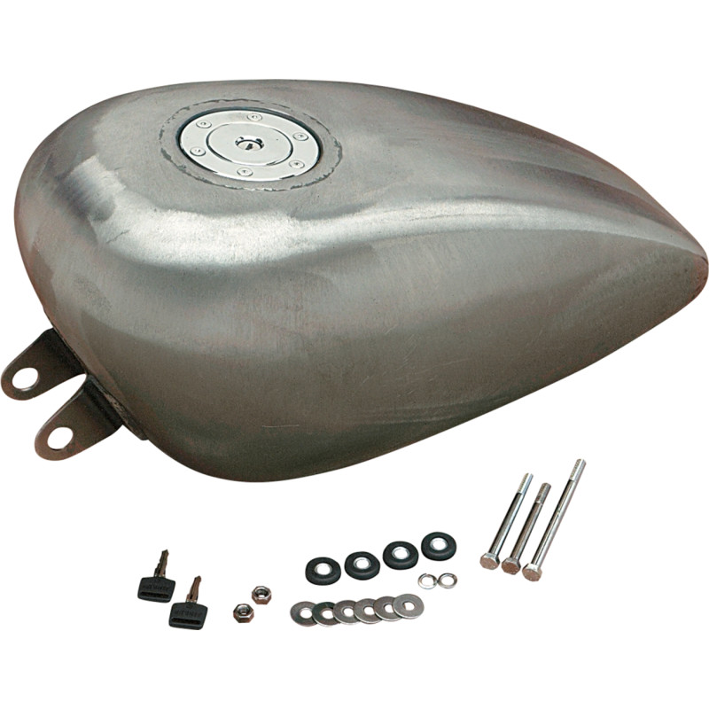 DRAG SPECIALTIES Gas Tank with Chrome Aero-Style Gas Cap