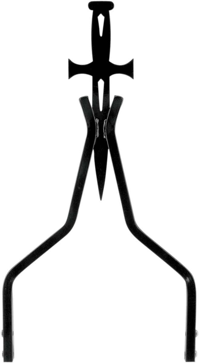 Cycle Visions Sissy Bar Stick — Black — 18" Daggertude