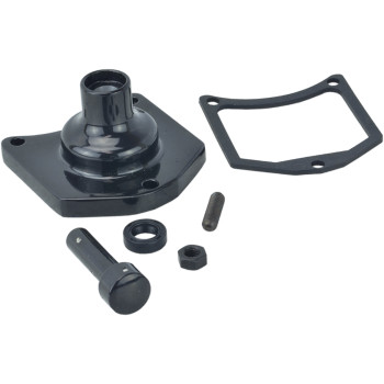 Solenoid End Cover, Gloss Black Drag Specialties for Harley
