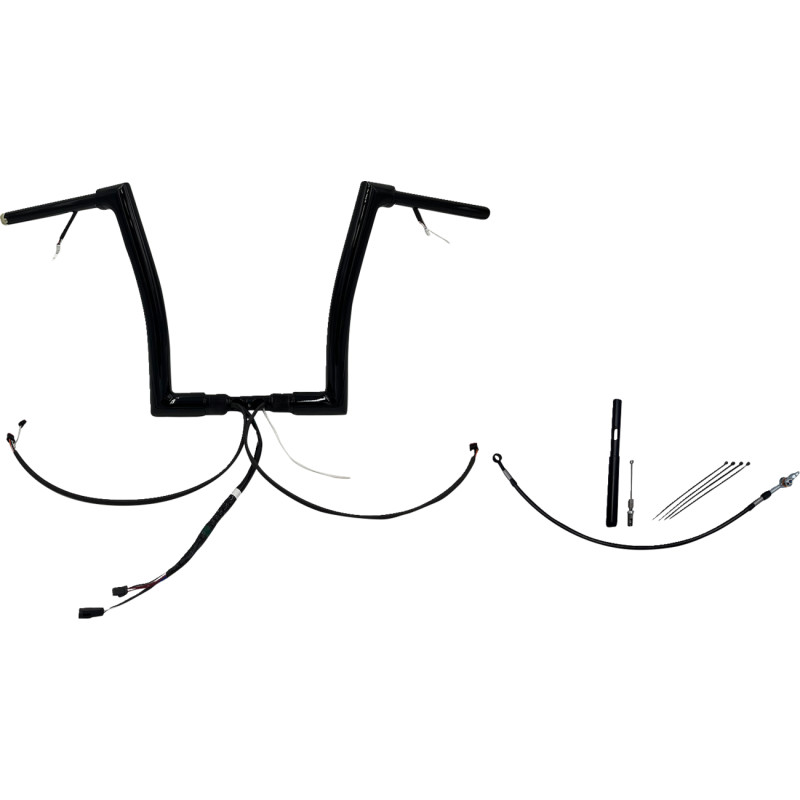 FAT BAGGERS INC. EZ Install Wired 1-1/2" Flat Top Handlebar Kit - Image 21