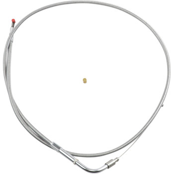 Stainless Steel Idle Cable - '02-'07 FLH