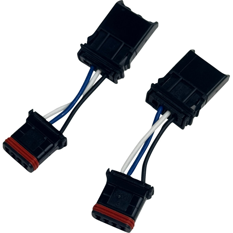 CUSTOM DYNAMICS Front Turn Signal Adapters for Heritage Softails