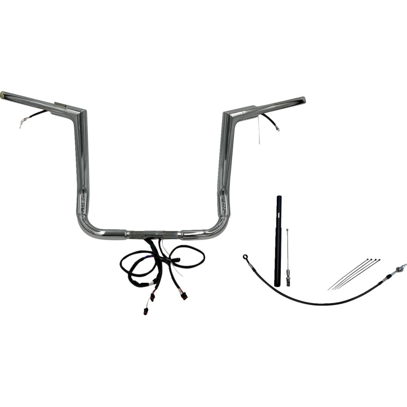 FAT BAGGERS INC. EZ Install Wired 1-1/2" Flat Top Handlebar Kit - Image 9