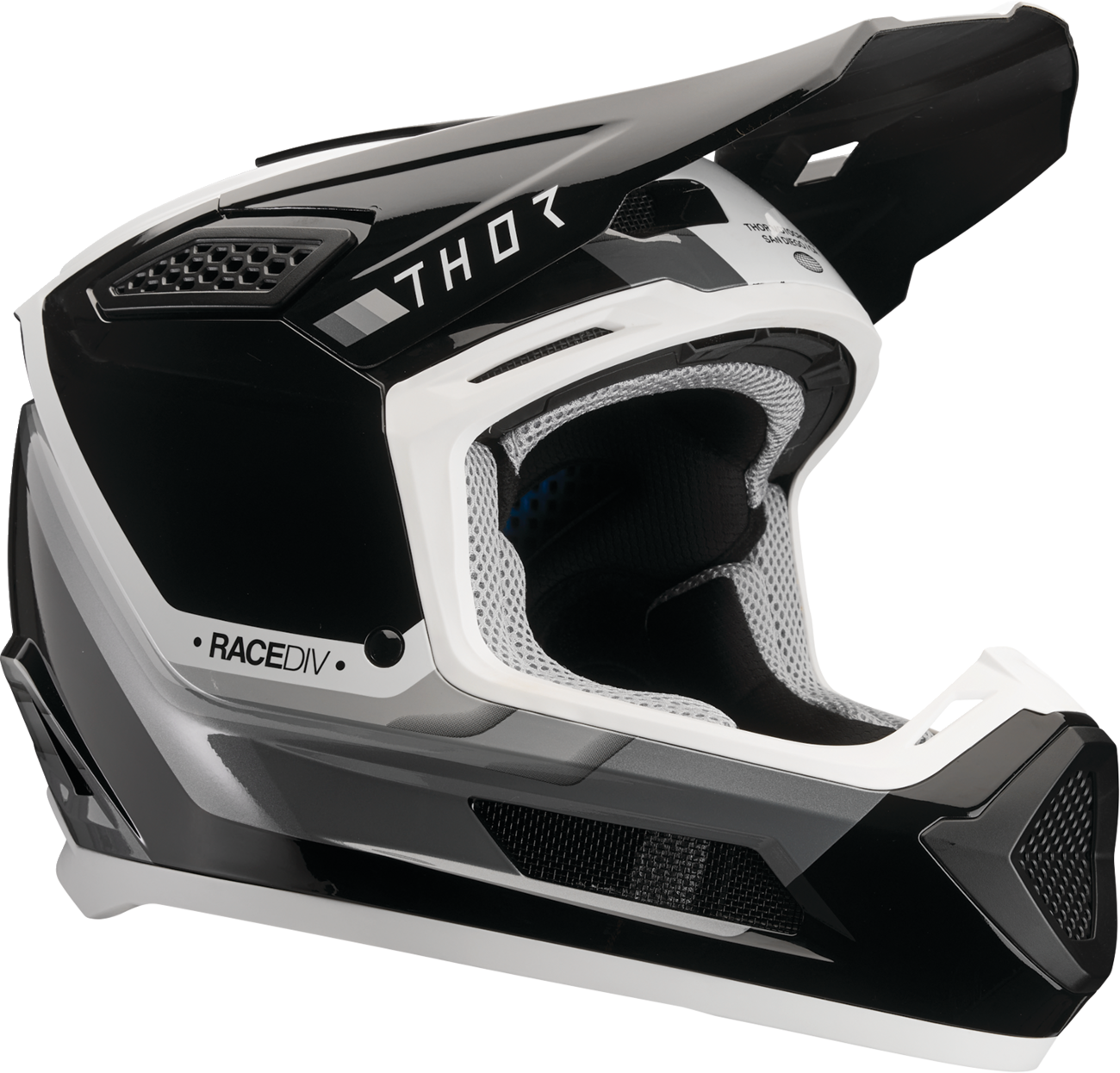 Thor Fleet Helmet — Defy — Black/White — 2XL