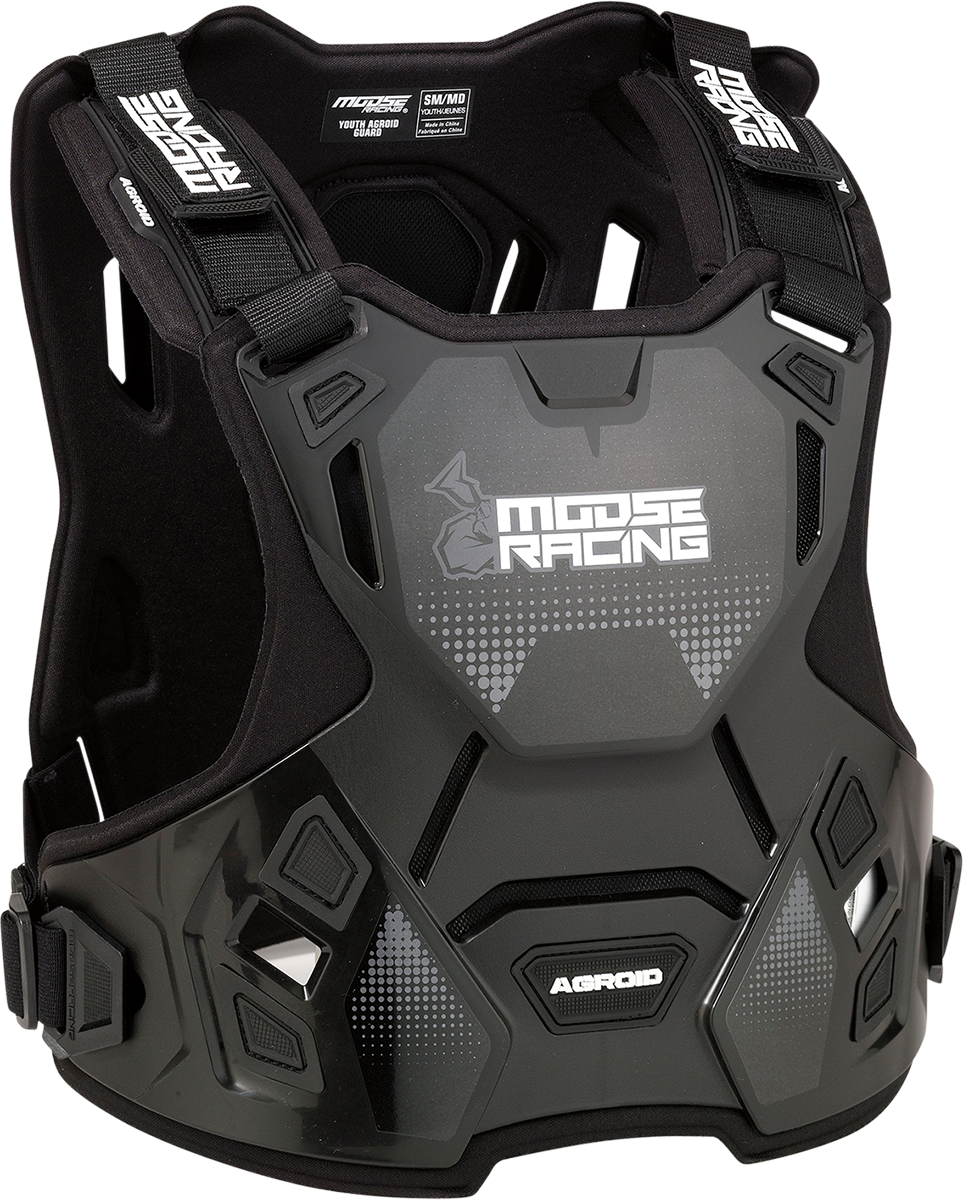Moose Offroad Youth Agroid™ Chest Guard — Black — S/M