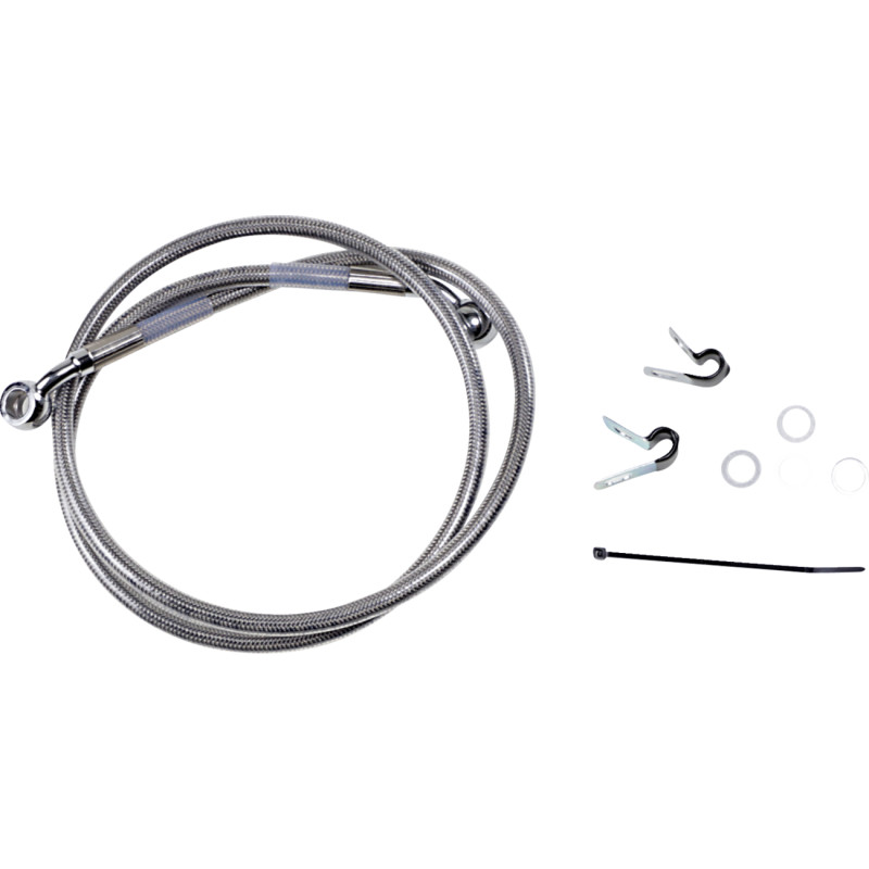 DRAG SPECIALTIES Extended Length Stainless Steel Brake Line Kit - Image 18
