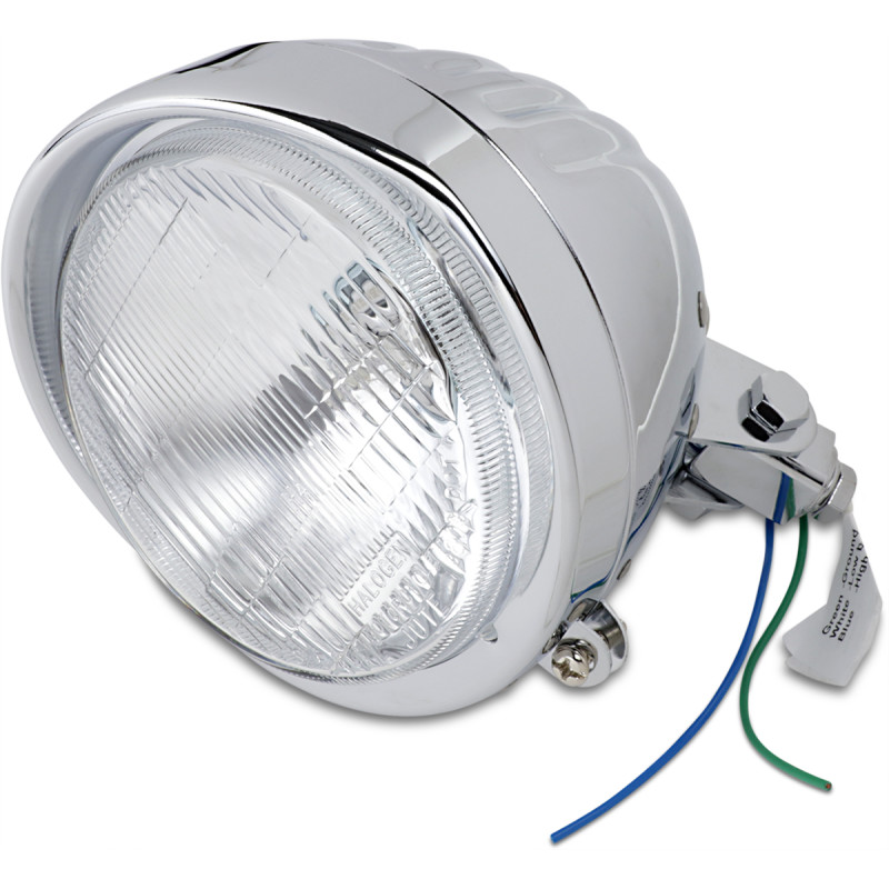 DRAG SPECIALTIES Chrome Custom Springer-Style Headlight Assemblies