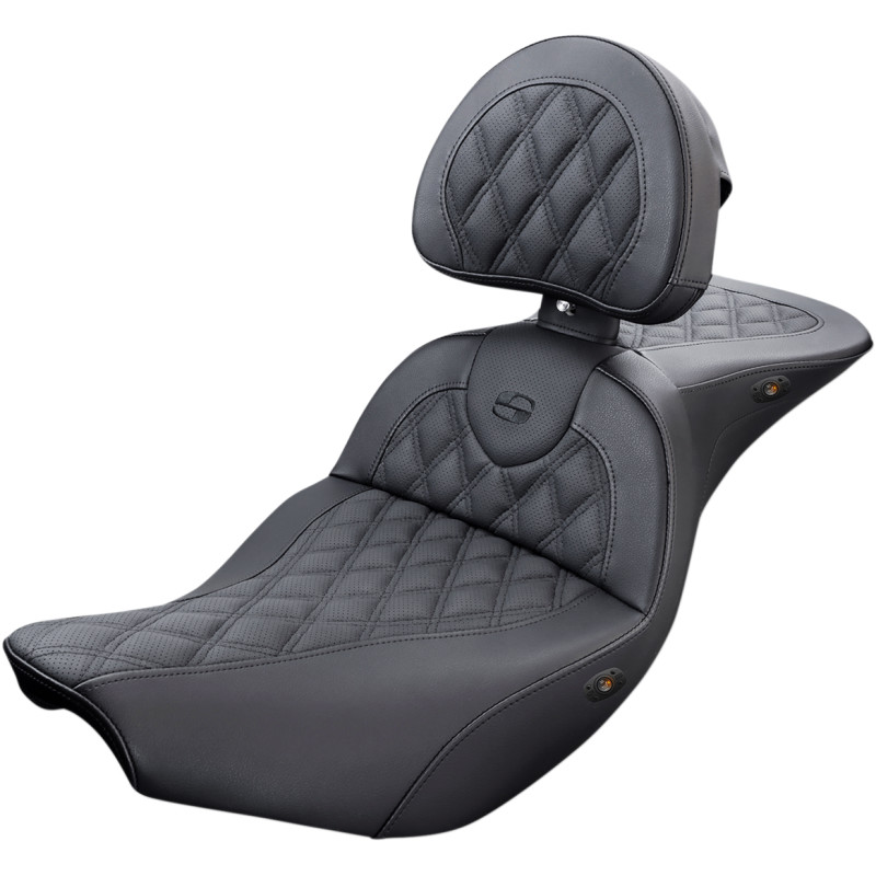 SADDLEMEN Roadsofa™ Lattice Stitch Heated Seat - Image 2