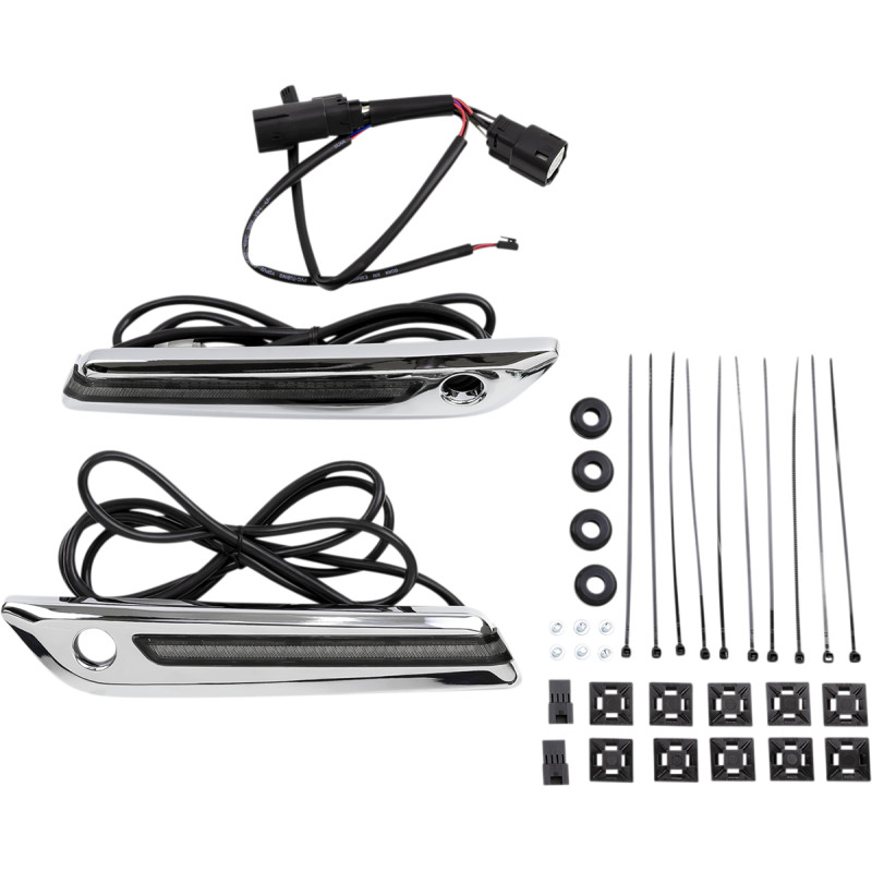 CIRO LED Saddlebag Hinge Covers