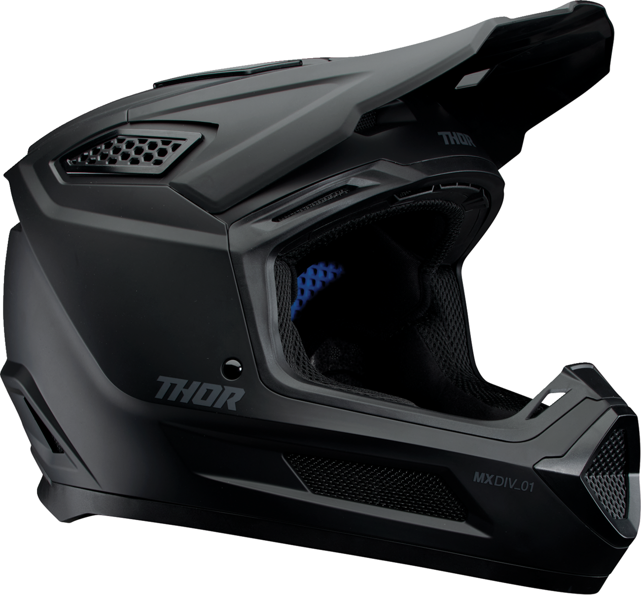 Thor Fleet Helmet — Blackout — Matte Black — 2XL