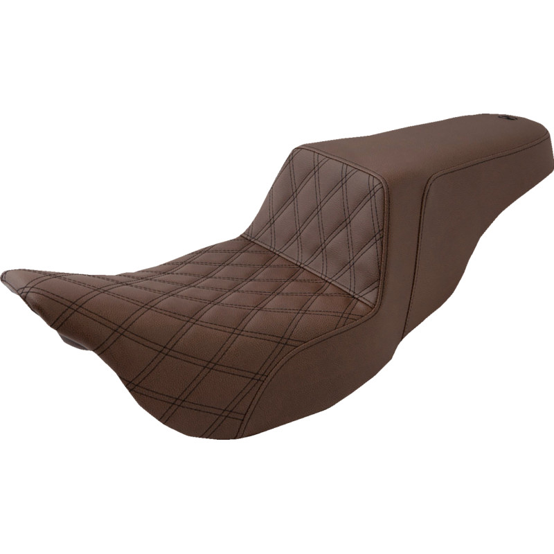 SADDLEMEN Step-Up Seat — Front Lattice Stitch - Image 2