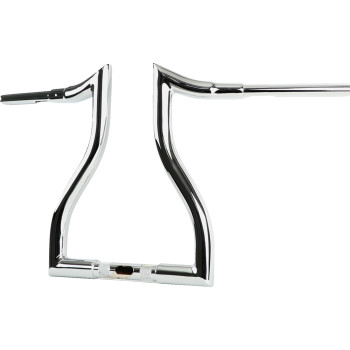 LA Choppers 1.5" Hammerhead Handlebar Chrome 14" Rise Made in USA