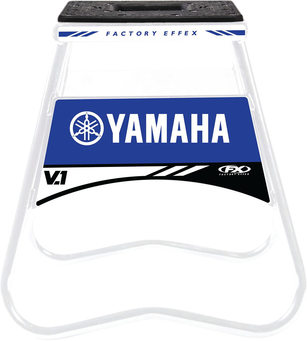 Factory Effex Bike Stand — V.1 — Yamaha — White/Blue