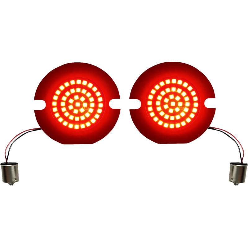 CUSTOM DYNAMICS Genesis® 4 Solid Red Flat Rear Turn Signal Insert