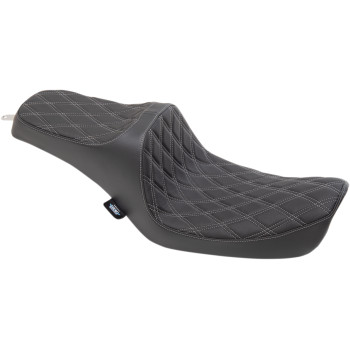 Predator III Seat - Double Diamond - Silver Stitching - FXD '96-'03