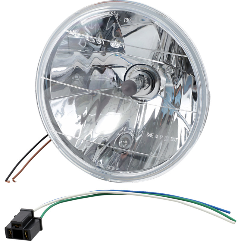 DRAG SPECIALTIES 7" Headlight With Running Light