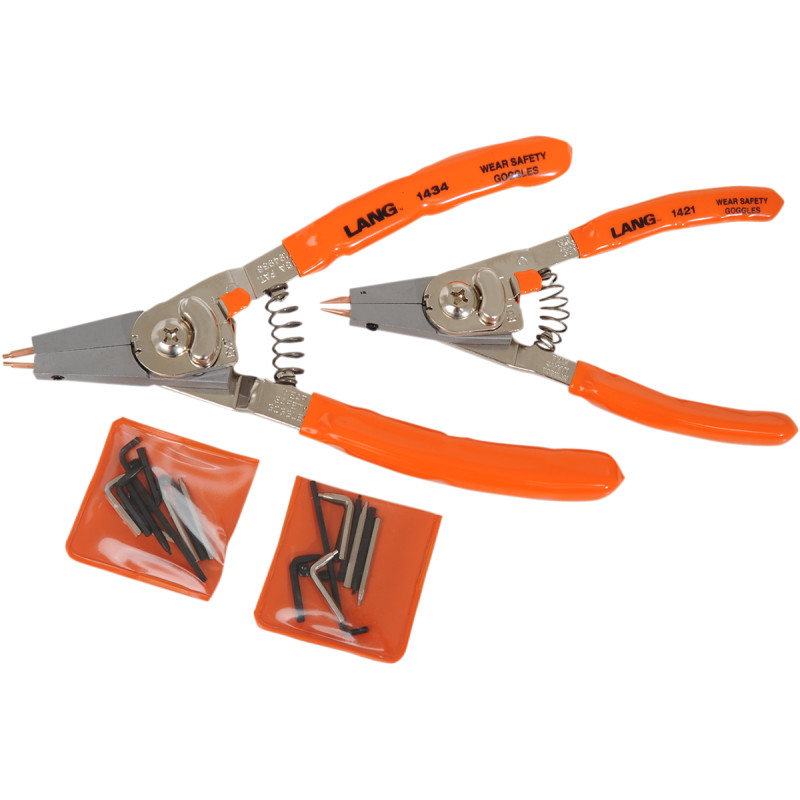 LANG TOOLS Two-Piece Retaining Ring Pliers Set