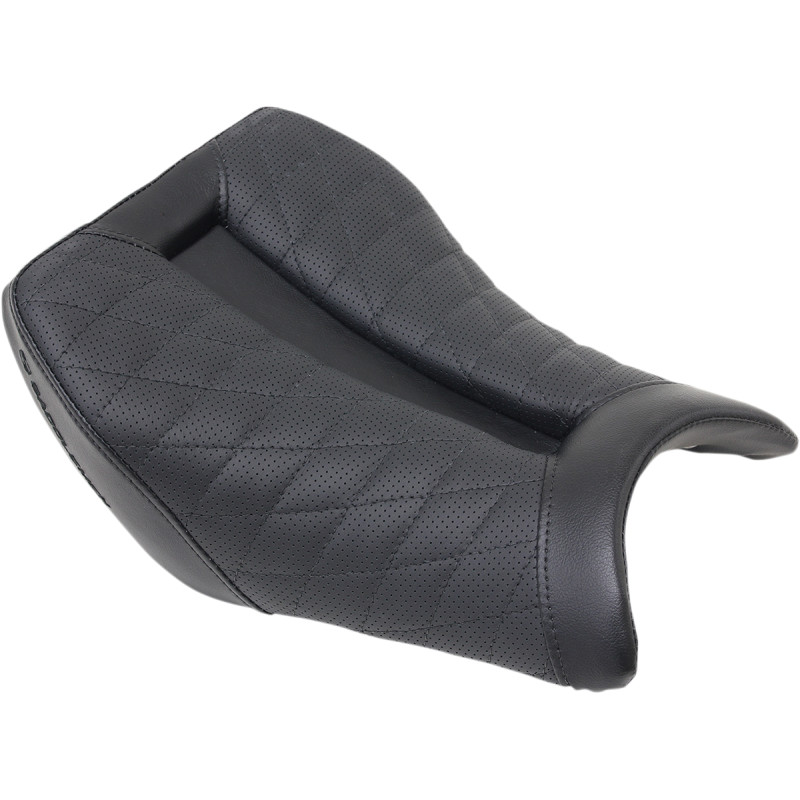 SADDLEMEN Track Lattice Stitch Seat — Solo Seat