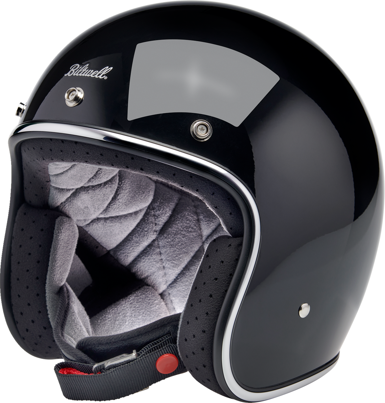 Biltwell Bonanza Helmet — Gloss Black — XL