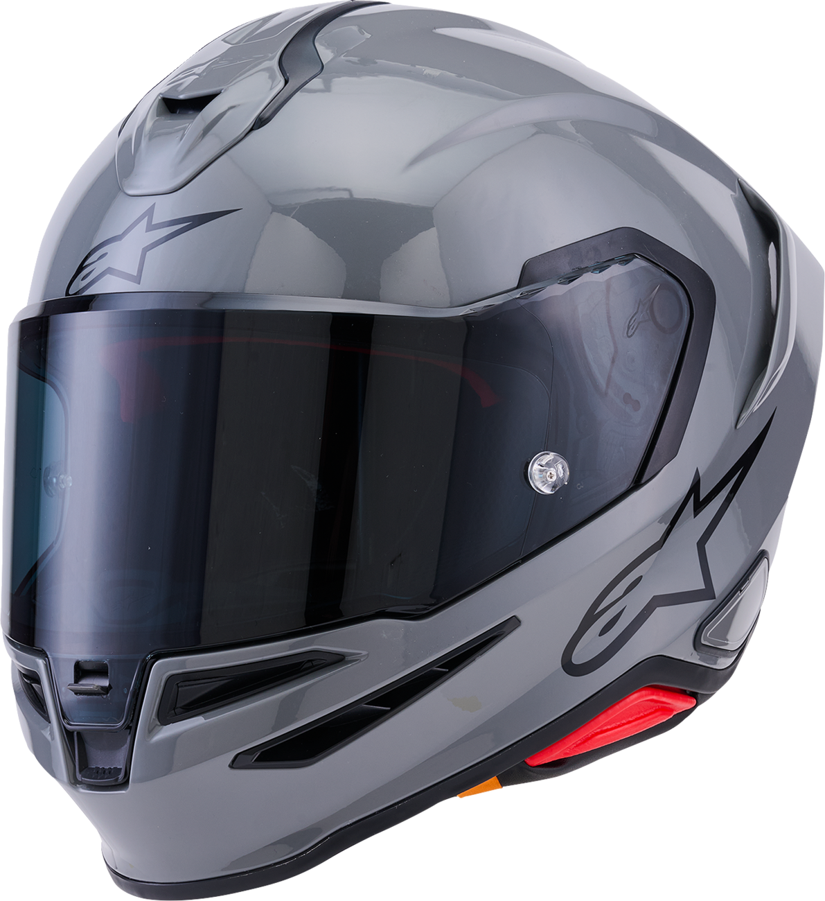Alpinestars Supertech R7 Helmet — 22.06 — Solid — Gloss Gray — Medium