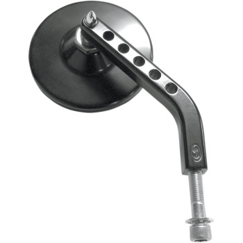 Black Right Side View 3-1/4" Round Mirror ViewTech 7 Made in the USA