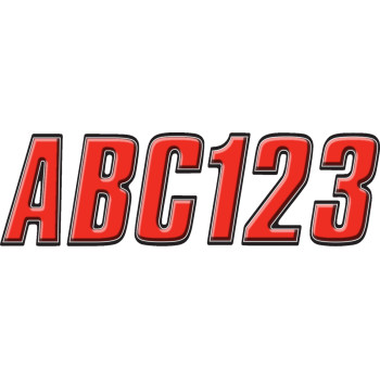 I.D. Sticker Kit - 800 Series - Red