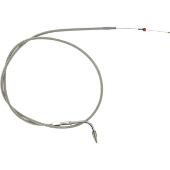 Stainless Steel Idle Cable - +6" - '96-'00 Softail
