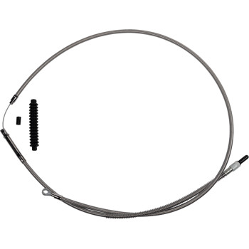 High-Efficiency Stainless Steel Clutch Cable for Harley-Davidson - +8" - '21-'24 FL