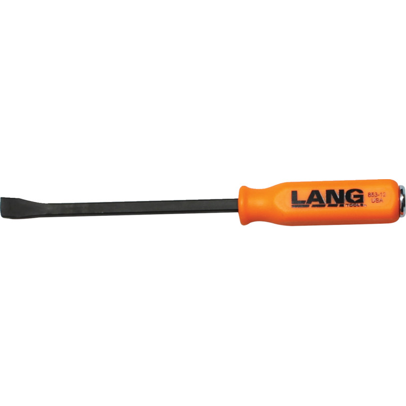 LANG TOOLS Curved Pry Bar with Striking Handle