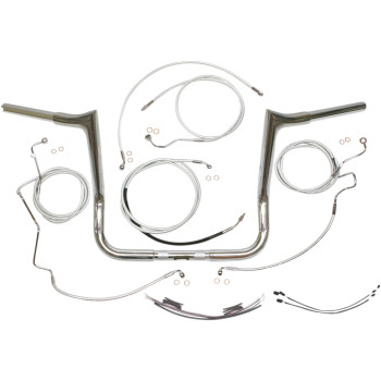 2014-2015 Harley-Davidson FLH 1-1/4" Viking Handlebar Installation Kit - 14" 2014-2015 Harley-Davidson FLH 1-1/4" Viking Handlebar Installation Kit - 14"