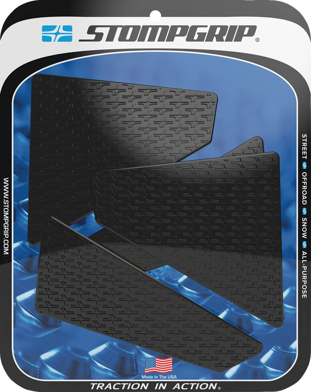 Stompgrip Tank Grips — Icon — Black — KTM — Duke '24-'25