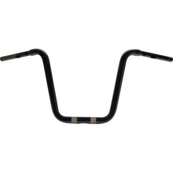 LA Choppers 1.25" Twin Round Handlebar Black 12" Rise Made in USA