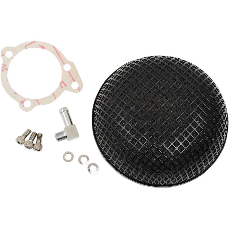 DRAG SPECIALTIES "Bob" Retro-Style Air Cleaner Kit - Image 2