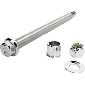 2000-2006 Harley FXSTS Front Axle Kit Chrome Drag Specialties