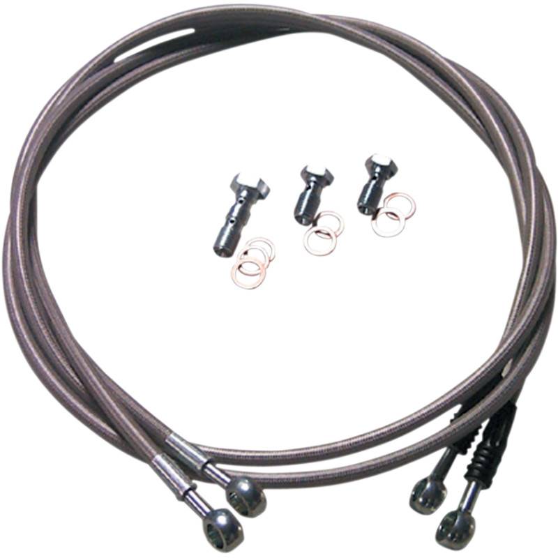 LONE STAR RACING/TECH 5 IND. Stainless Braided Brake Line