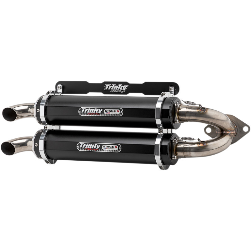 TRINITY RACING Stage 5 Slip-On Dual Muffler