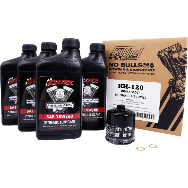 KLOTZ OIL Synthetic Oil Change Kit