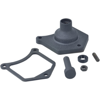 Solenoid End Cover, Black Wrinkle Drag Specialties for Harley