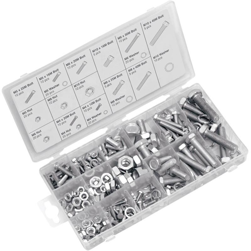 PERFORMANCE TOOL Bolt-Nut-Washer Assortment