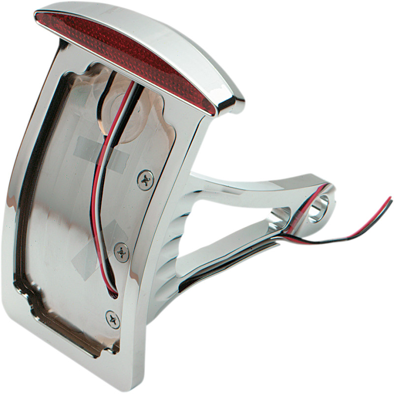 DRAG SPECIALTIES Side Mount Half-Moon LED Taillight and License Plate Mount
