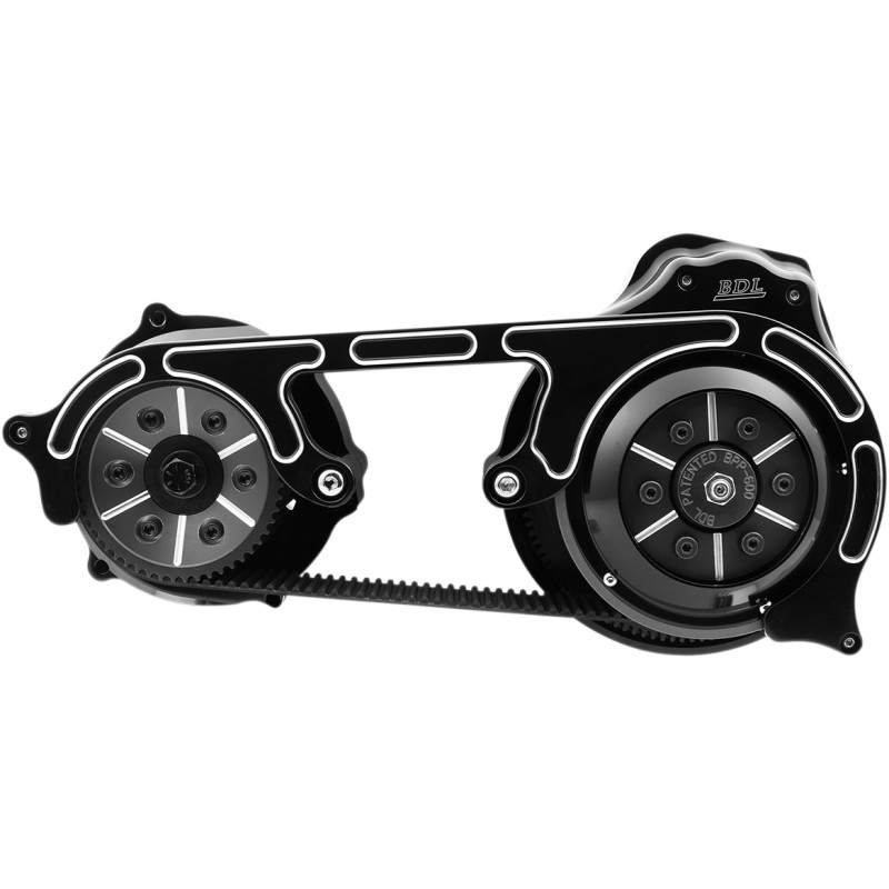 BELT DRIVES LTD. 2" Open Belt Drive Kit with 2-Piece Motor Plate