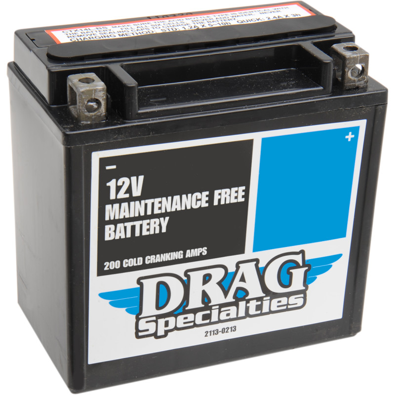 DRAG SPECIALTIES AGM Maintenance-Free Battery - Image 2