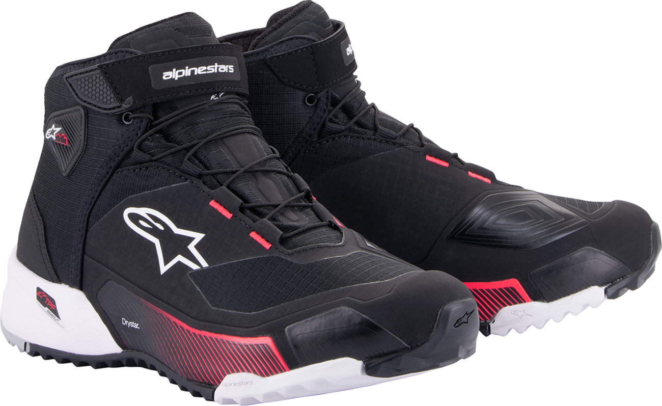 Alpinestars Stella CR-X Drystar® Shoes — Black/White/Pink — US 10