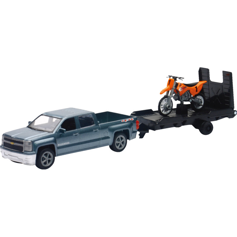 NEW RAY TOYS Mini Pick Up Truck with Dirt Bike