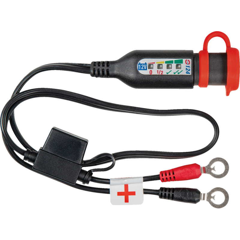 TECMATE OptiMate™ Permanent Power Lead with Battery/Charge Status
