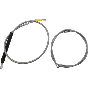 LA Choppers Stainless Complete Brake Line Kit 15-17" Apes 18-22 Softail