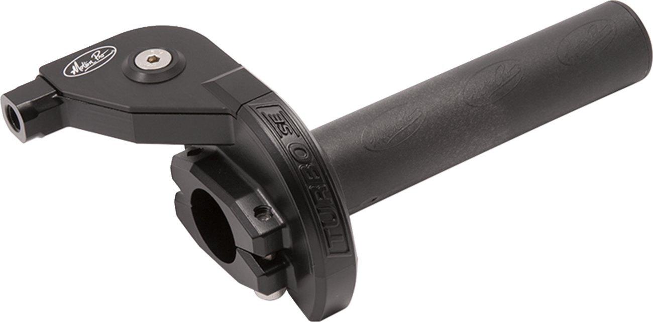 Motion Pro Turbo SE Throttle Black Matte Single Cable 22mm 7/8 Handlebar 01-2813