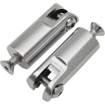 Accutronix FPMT200-C Front Folding Footpeg Mounts - Chrome - Pair