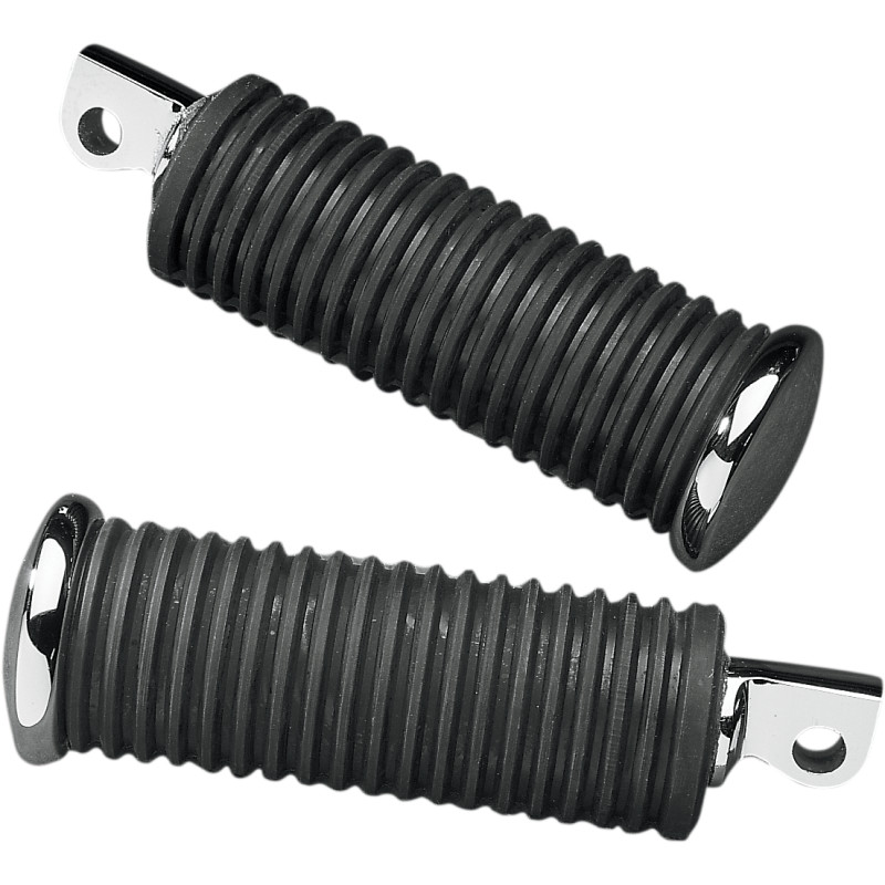 DRAG SPECIALTIES Rubber Vibration-Absorbing Passenger Foot Pegs