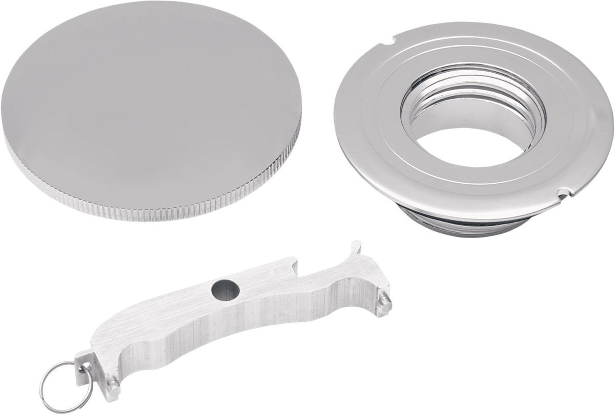 Drag Specialties Gas Cap — Left-Hand — Non-Vented